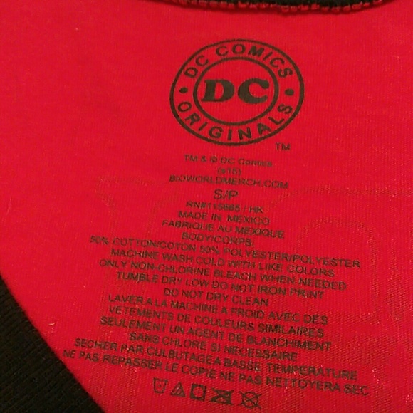 Ladies Mesh Top DC Comics Harley Quinn Printed